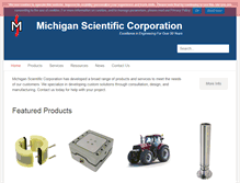 Tablet Screenshot of michsci.com
